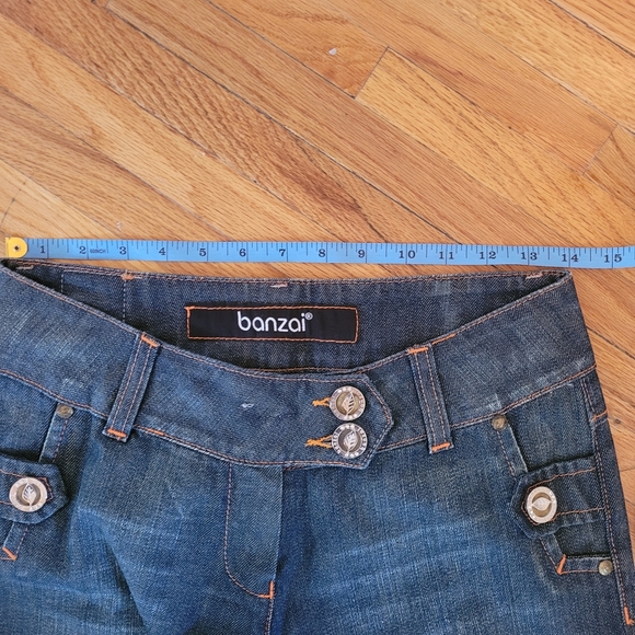 Banzai Italian Designed flare Jeans no zipper 26 - Picture 5 of 16